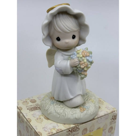 Precious Moments 'A Bouquet From God's Garden Of Love' 1997 #184268 In Box - Picture 2 of 4